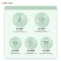 Máy Xay Thịt Bear CH-4H03F, Cối Inox 304 1.8Lit - Công Suất 300w, Hàng Chính Hãng 3