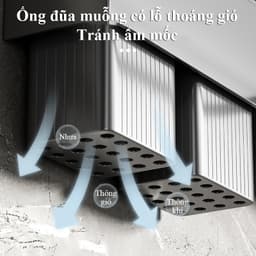 Giá treo dao nhà bếp SHINNY Giá để dao kéo dụng cụ nhà bếp treo tường bằng thép carbon kèm ống đựng đũa thanh treo khăn 6