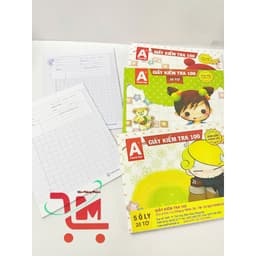 COMBO 2 Quyển (40 Cặp) Giấy Kiểm Tra 4,5 Ô Ly Thành Đạt Định Lượng 100gms/Giấy Dày Đảm Bảo Không Lem, Chất Lượng Tốt 7