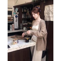 [Sale Xả Lỗ] Áo Khoác Cardigan Len Dệt Kim Form Rộng Dáng Dài Áo Cardigan Len Dáng Rộng Kiểu Hàn Quốc Áo Khoác Nữ  AL273 2