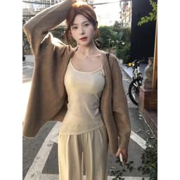 [Sale Xả Lỗ] Áo Khoác Cardigan Len Dệt Kim Form Rộng Dáng Dài Áo Cardigan Len Dáng Rộng Kiểu Hàn Quốc Áo Khoác Nữ  AL273 3