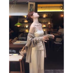 [Sale Xả Lỗ] Áo Khoác Cardigan Len Dệt Kim Form Rộng Dáng Dài Áo Cardigan Len Dáng Rộng Kiểu Hàn Quốc Áo Khoác Nữ  AL273 4