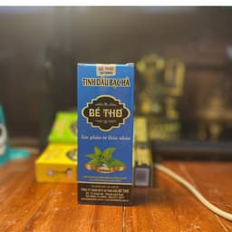 Dầu Tràm bé Thơ (có tem chống giả của Công ty TNHH MTV Sản xuất Tinh dầu Bé Thơ), tinh dầu xả , tinh dầu quế , bạc hà 5