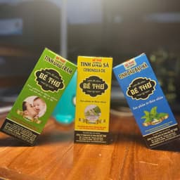 Dầu Tràm bé Thơ (có tem chống giả của Công ty TNHH MTV Sản xuất Tinh dầu Bé Thơ), tinh dầu xả , tinh dầu quế , bạc hà 7