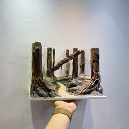 Layout Thuỷ Sinh Phong Cách Rừng Ver.9 | Điểm Nhấn Nghệ Thuật Chế Tác Gỗ Lũa Thủ Công | RF Aquarium 3