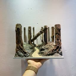 Layout Thuỷ Sinh Phong Cách Rừng Ver.9 | Điểm Nhấn Nghệ Thuật Chế Tác Gỗ Lũa Thủ Công | RF Aquarium 6