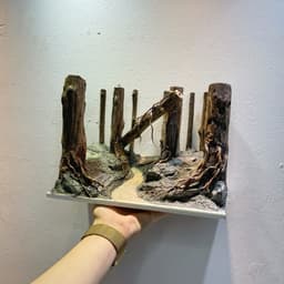 Layout Thuỷ Sinh Phong Cách Rừng Ver.9 | Điểm Nhấn Nghệ Thuật Chế Tác Gỗ Lũa Thủ Công | RF Aquarium 4