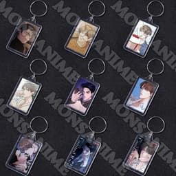 ( VUÔNG ) Móc khóa mica IN HÌNH LIMITED RUN Vượt qua ranh giới BL boylove chibi xinh xắn tiện lợi dễ thương 1