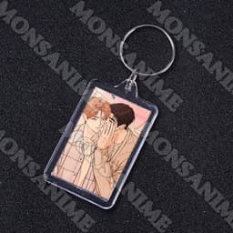 ( VUÔNG ) Móc khóa mica IN HÌNH LIMITED RUN Vượt qua ranh giới BL boylove chibi xinh xắn tiện lợi dễ thương 5