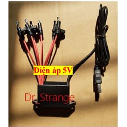 Bộ tạo ion âm 12V / 5V công suất cao 06 râu 60 triệu ion khử khói khử mùi cho ô tô, văn phòng... 4