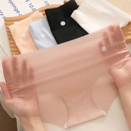 Set 5 Quần Lót Nữ Su Tơ, Su Thạch Sóng Băng Lụa Siêu Tàng Hình Kháng Khuẩn, Siêu Thoáng 1024 LILIRIA 1