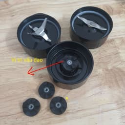 Phụ kiên máy xay sinh tố- Vấu cao su vấu dao 4 chấu hàng loại 1 2