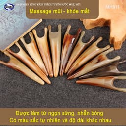 Dụng Cụ Mát Xa Sừng Kích Thích Tuyến Nước Mắt /Mũi Giúp Lưu Thông Máu - Xưởng Minh Đức 3