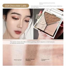 Bảng phấn mắt, má hồng MINSHZEE TRANG điểm bắt sáng tạo khối  - Hity Beauty 5