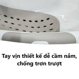 Thau Tắm Trẻ Em VIỆT NHẬT HOKORI 2201/02, Chậu Tắm Cho Bé Sơ Sinh Hàng Cao Cấp - DOMUS 4