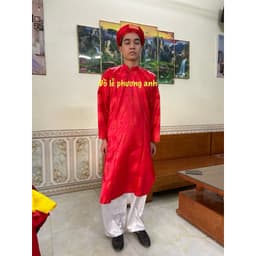 FREESIP 1 bộ ( gồm : áo, khăn xếp, quần )  khăn áo mừng thọ, 1 bộ áo lễ hàng gấm bền rẻ đẹp, 3