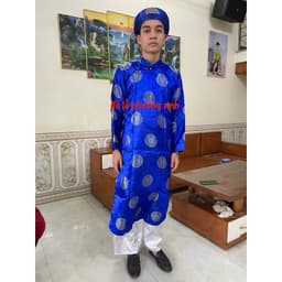 FREESHIP 1 bộ áo + khăn + quần mừng thọ, khăn áo lễ hội đủ màu đủ size hàng gấm thượng hải cao cấp loại 1 cực đẹp 8