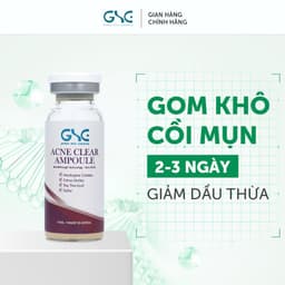 Serum hỗ trợ xử lý mụn,giảm mụn,giảm dầu nhờn, tái tạo da mụn GSC ACNE CLEAR AMPOULE 15ml 3