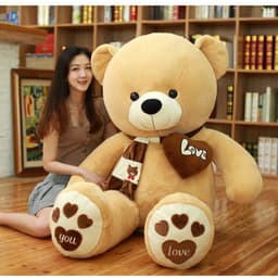 Gấu Bông Teddy Khổng Lồ 1m – 1m8 Quà Tặng Đáng Yêu Cho Bé Và Người Yêu Nhà MIU GẤU XINH 3