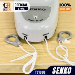 Quạt treo tường Senko TC1883 công nghiệp công xuất mạnh 75W 5 cánh 3 cấp gió bảo hành 24 tháng 4