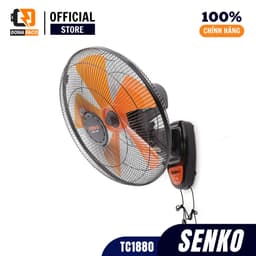 Quạt treo tường Senko TC1883 công nghiệp công xuất mạnh 75W 5 cánh 3 cấp gió bảo hành 24 tháng 5