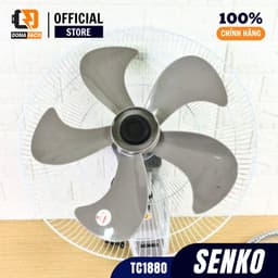Quạt treo tường Senko TC1883 công nghiệp công xuất mạnh 75W 5 cánh 3 cấp gió bảo hành 24 tháng 7