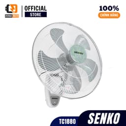 Quạt treo tường Senko TC1883 công nghiệp công xuất mạnh 75W 5 cánh 3 cấp gió bảo hành 24 tháng 6