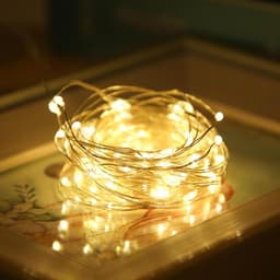 Đèn LED đom đóm dài 1m/2m/3m  kèm theo pin 4