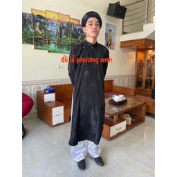 FRESIP combo KHĂN ÁO MỪNG THỌ, ÁO LỄ BẰNG GẤM LOẠI KHÔNG NHĂN KHÔNG BẠC MÀU ĐỦ MÀU ĐỦ SIZE 5