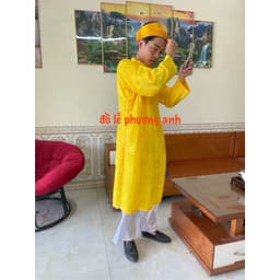 FRESIP combo KHĂN ÁO MỪNG THỌ, ÁO LỄ BẰNG GẤM LOẠI KHÔNG NHĂN KHÔNG BẠC MÀU ĐỦ MÀU ĐỦ SIZE 3