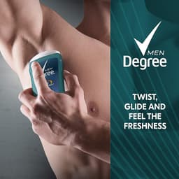 Lăn Sáp Khử Mùi,Kiểm Soát Mồ Hôi Tuyệt Đối Cho Nam Degree Men Cool Rush x Utraclear + Black & White 76g của Mỹ 4