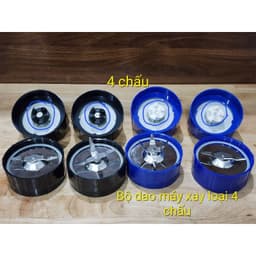 Bộ dao xay 4 lưỡi máy xay đa năng magic, sunhouse 5