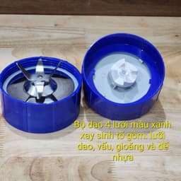 Bộ dao xay 4 lưỡi máy xay đa năng magic, sunhouse 6
