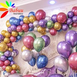 Bóng jumbo siêu nhũ 18 inch trang trí sinh nhật, tiệc cưới 2