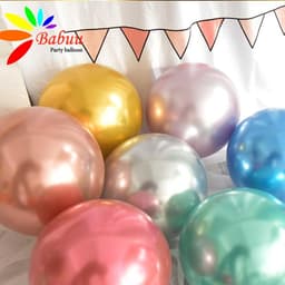 Bóng jumbo siêu nhũ 18 inch trang trí sinh nhật, tiệc cưới 3