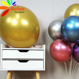 Bóng jumbo siêu nhũ 18 inch trang trí sinh nhật, tiệc cưới 4