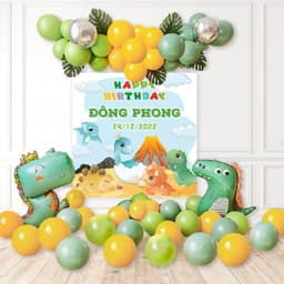Set khủng long trang trí sinh nhật Babuu Decor 1