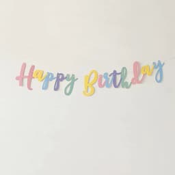 50 mẫu dây HAPPY BIRTHDAY trang trí sinh nhật tone Hàn Quốc mới nhất 2