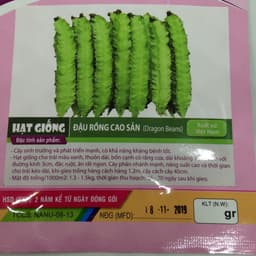 Gói 5g hạt giống đậu rồng cao sản 2