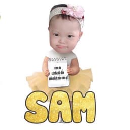 Chibi kèm tên để bàn trang trí sinh nhật 3