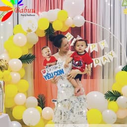 KHUNG TRÒN cho set bóng trang trí sinh nhật cao 2m 4