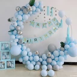 KHUNG TRÒN cho set bóng trang trí sinh nhật cao 2m 7