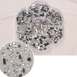 Đá khối chữ nhật khay tròn đính móng siêu sáng đẹp [ NAILS SUPPLY ] 1