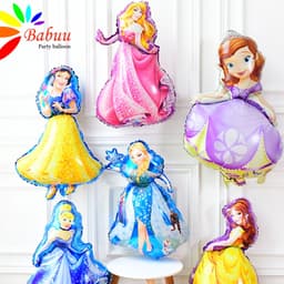 Bóng hình công chúa, bóng hình lâu đài trang trí sinh nhật cho bé gái 2