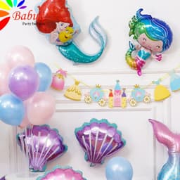 Bóng hình công chúa, bóng hình lâu đài trang trí sinh nhật cho bé gái 9