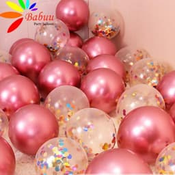 Mix 10 bóng trang trí sinh nhật, trang trí tiệc cưới 7