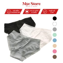 Set 5/10 Quần Lót TL Su Lạnh viền ren hoa co dãn 4 chiều, không lộ vân, thoáng mát 7