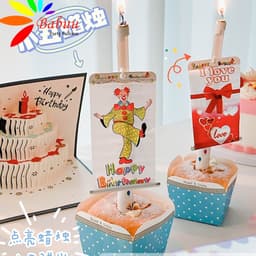 Nến Happy Birthday chú hề vui nhộn và bất ngờ 1