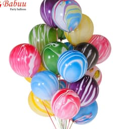 Bóng vân đá, bóng loang trang trí sinh nhật 7