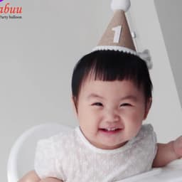 Mũ dạ sinh nhật kèm số tuổi phong cách Hàn Quốc Babuu Decor 4